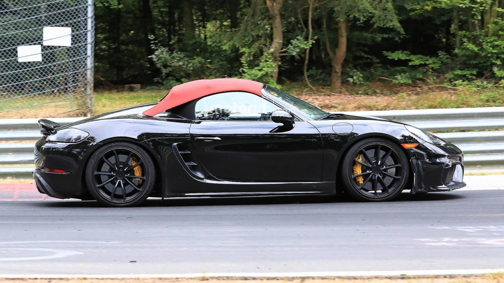 保时捷718 spyder,保时捷718spyder 新款保时捷718 boxster spyder谍照 或年底亮相